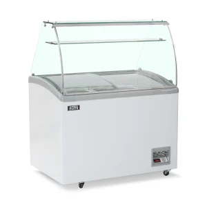 Congelador de 6 pozas Ilumi de Acero Inoxidable TF-3200TG de 320 Litros