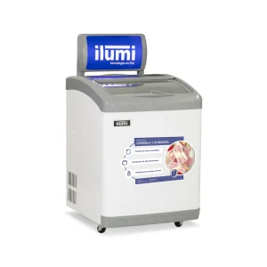 Congeladora con tapa de vidrio Ilumi TF-1600 de 160 Litros