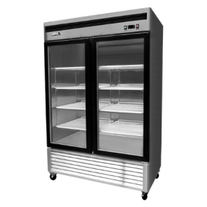 VENTUS, Freezer Acerado con 2 puertas de vidrio, VF2PS-1400V